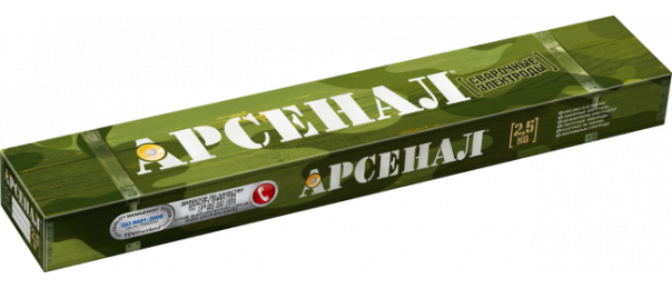 Электроды сварочные Арсенал МР-3, ф 3 мм (уп-2,5 кг) купить с доставкой в Ватутинках