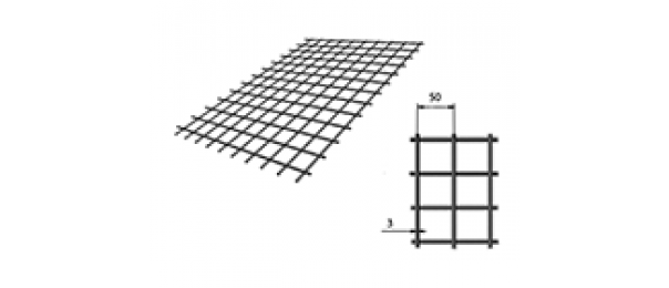 Сетка сварная (дорожная) 50х50х3мм 1х2м купить с доставкой в Ватутинках